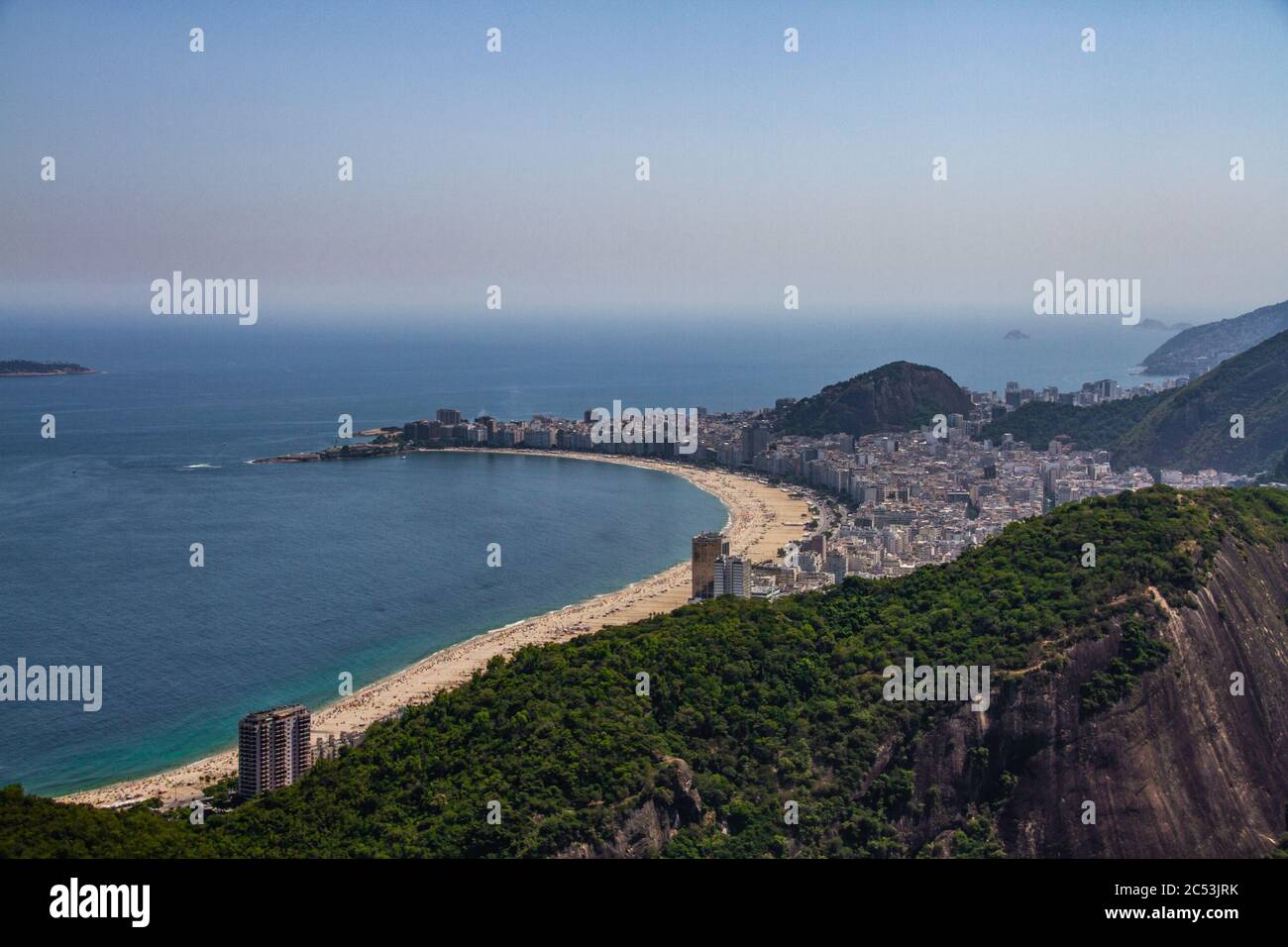 Strand der Copacabana, Rio De Janeiro Stockfoto Strand der Copacabana, Rio De Janeiro Stockfoto