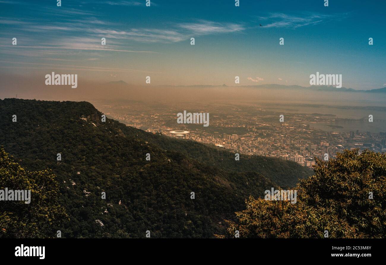 Blick auf die Stadt Rio de Janeiro Stockfoto Blick auf die Stadt Rio de Janeiro Stockfoto