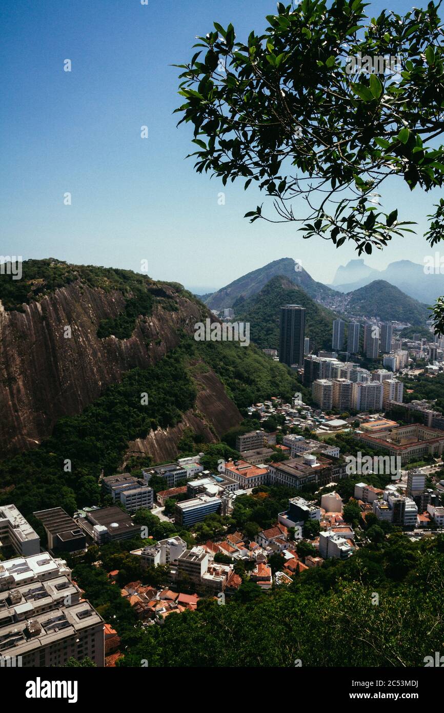 Blick auf das Viertel Urca, Rio de Janeiro Stockfoto Blick auf das Viertel Urca, Rio de Janeiro Stockfoto