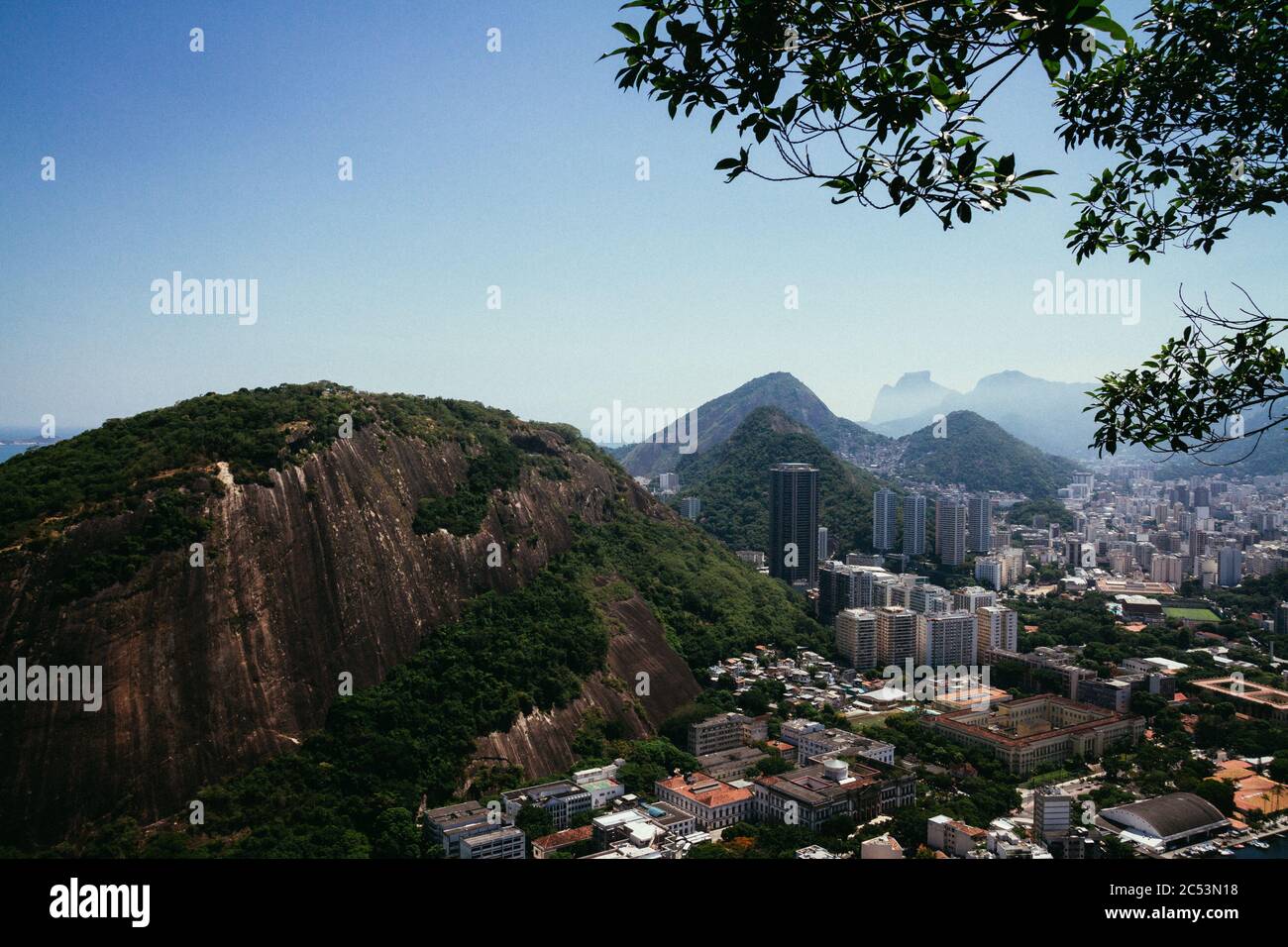 Blick auf das Viertel Urca, Rio de Janeiro Stockfoto Blick auf das Viertel Urca, Rio de Janeiro Stockfoto