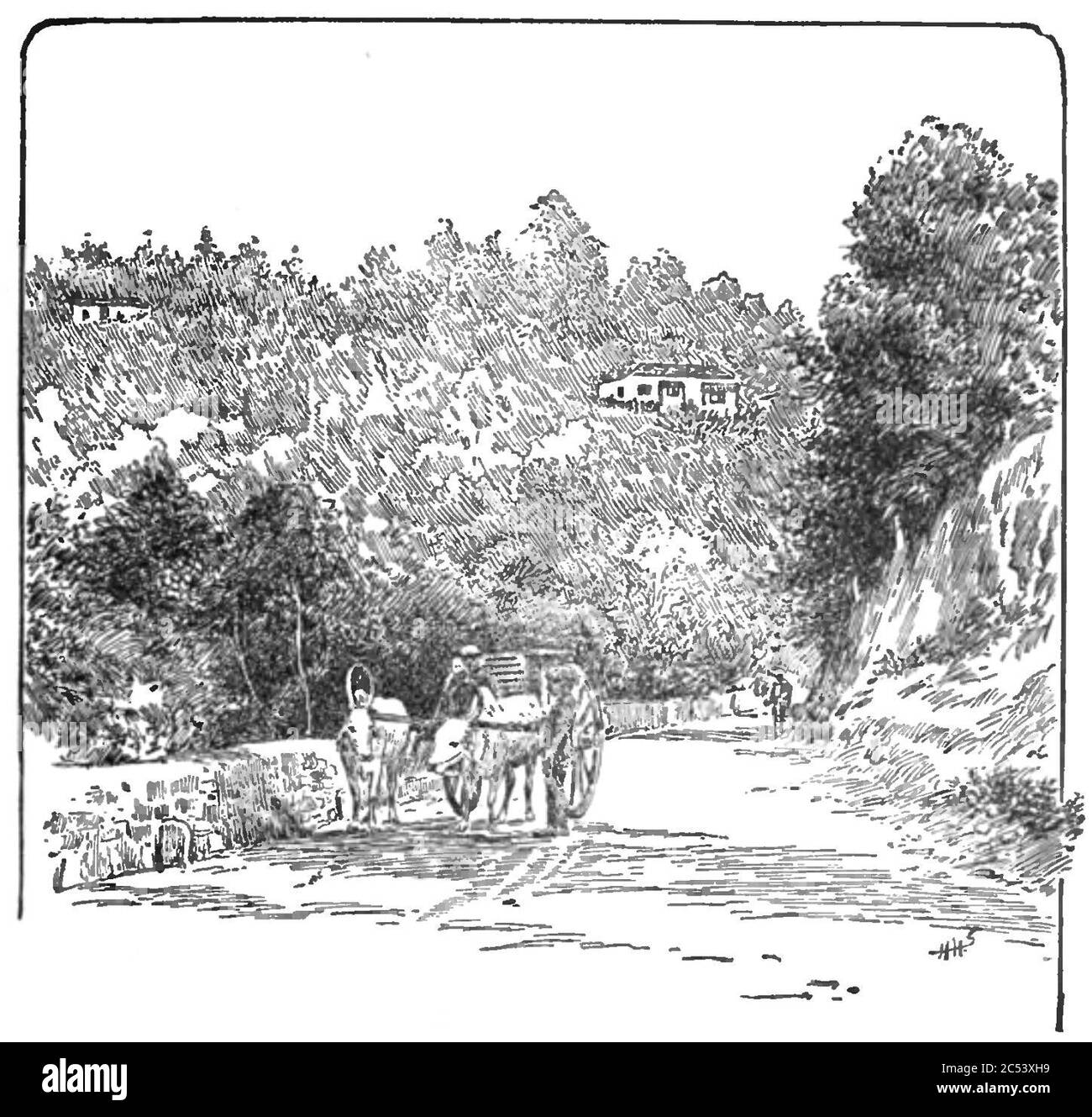 Indische Szene - Seite 209 - Geschichte Indiens Band 1 (1906). Stockfoto