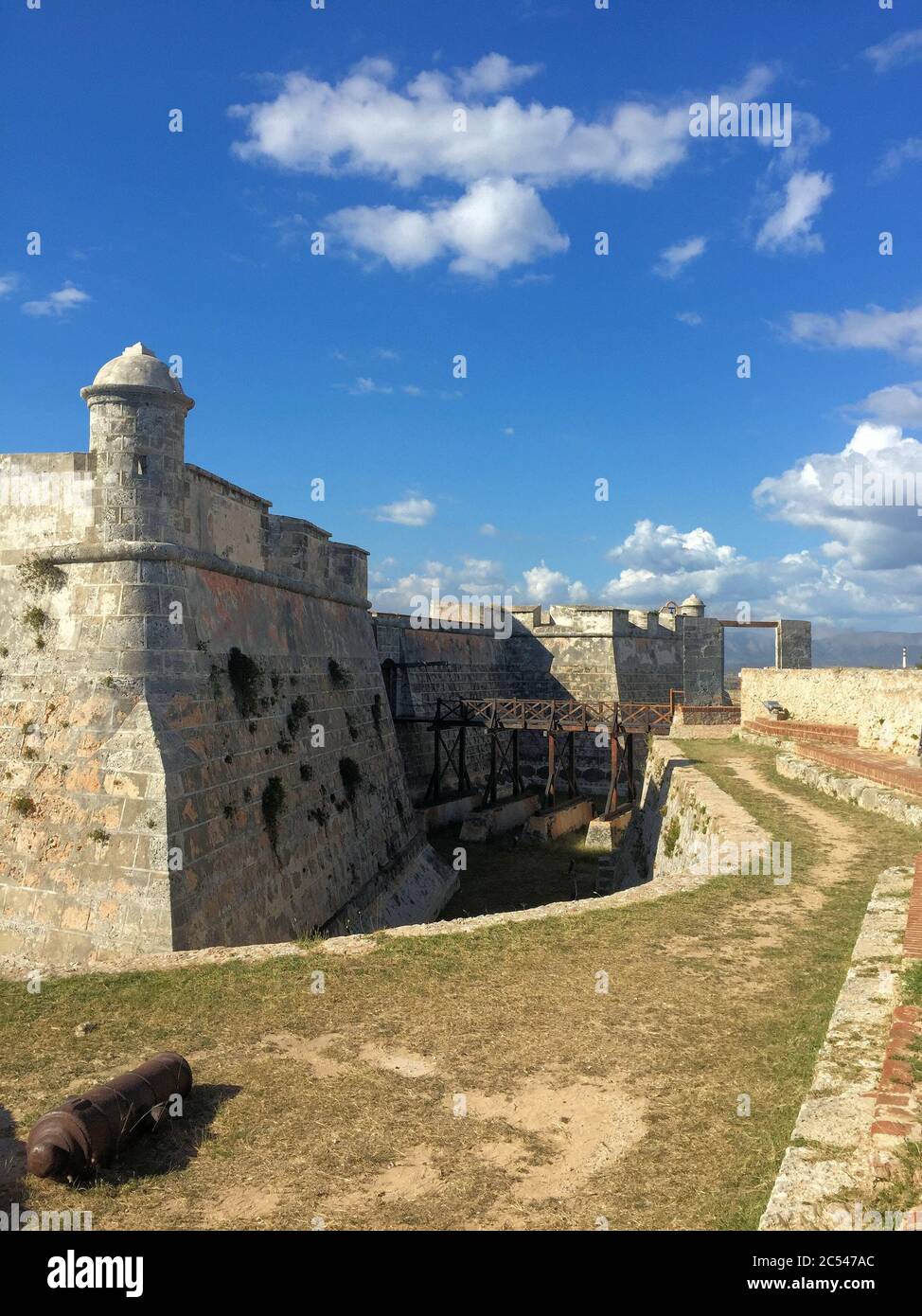 Castillo San Pedro de la Roca in der Nähe von Santiago de Cuba Stockfoto