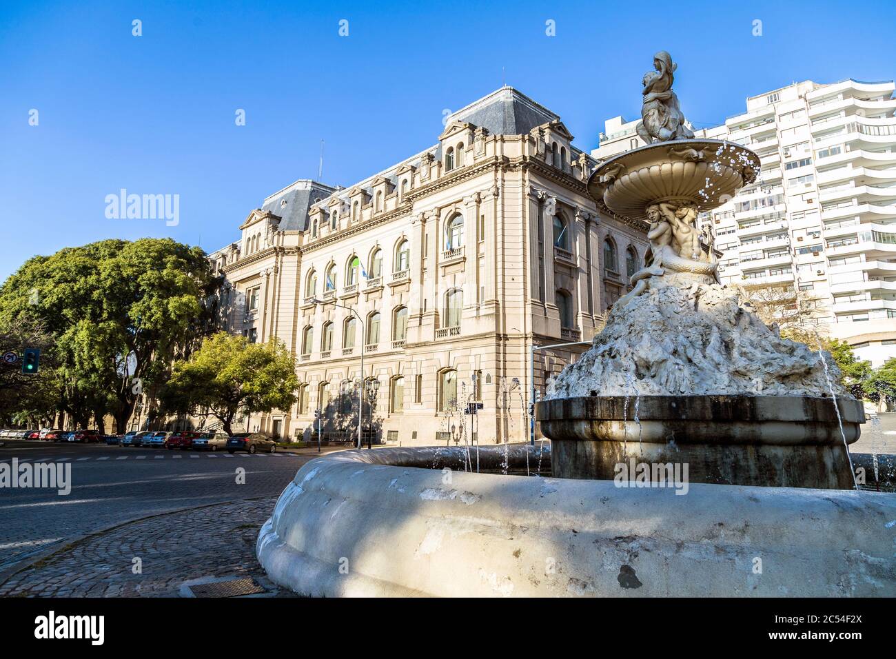 ROSARIO, ARGENTINIEN. Historisches altes Zollgebäude der Stadt Rosario. Französischer Architekturstil. Stockfoto