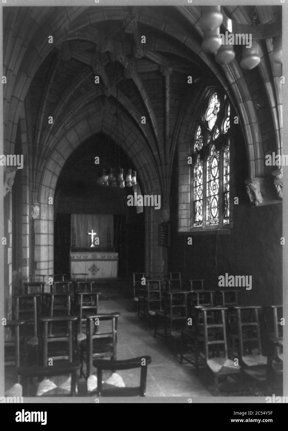 Innenraum der Kapelle der Fürbitte, Süden Kapelle, New York City Stockfoto