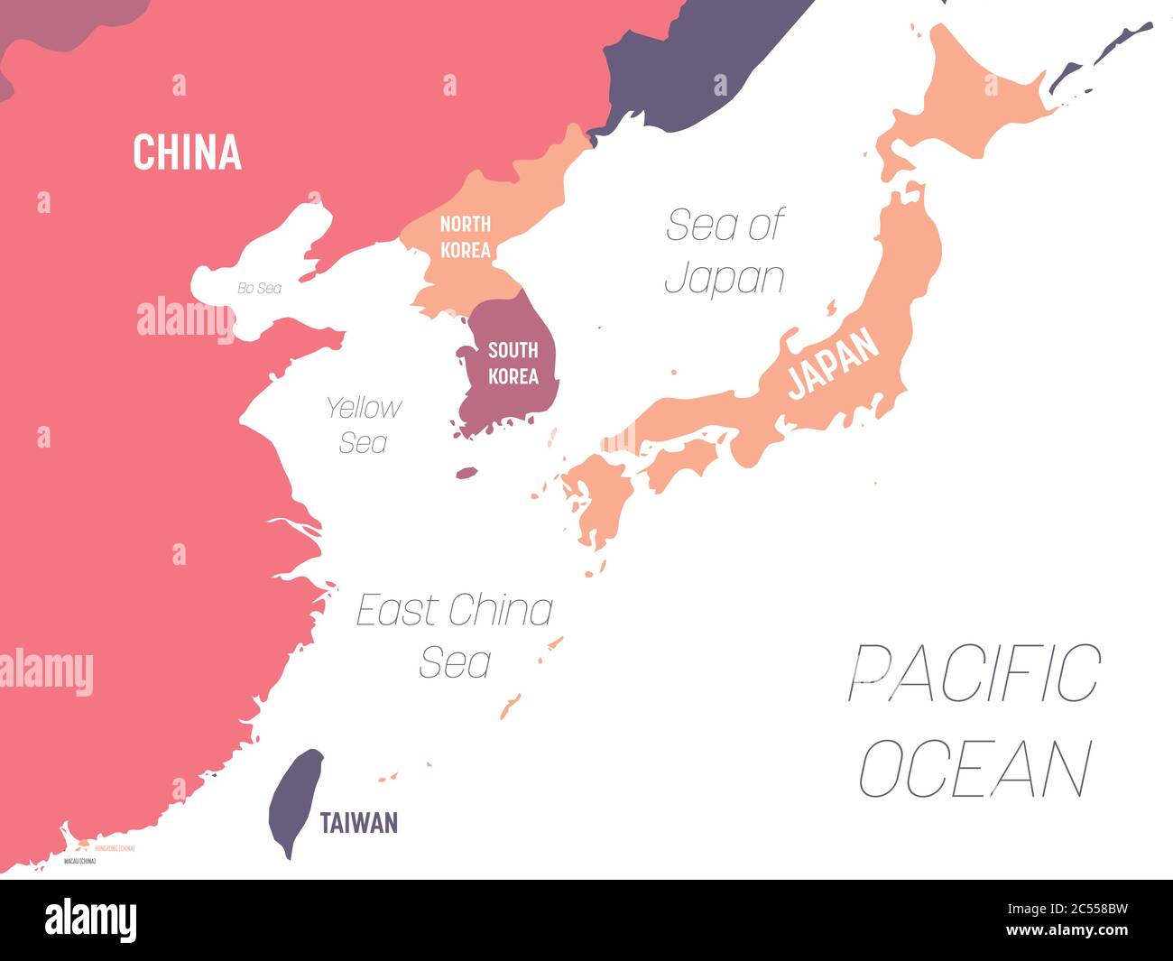 Strom In Ostasien Mit 4 Buchstaben Ost asien karte -Fotos und -Bildmaterial in hoher Auflösung – Alamy