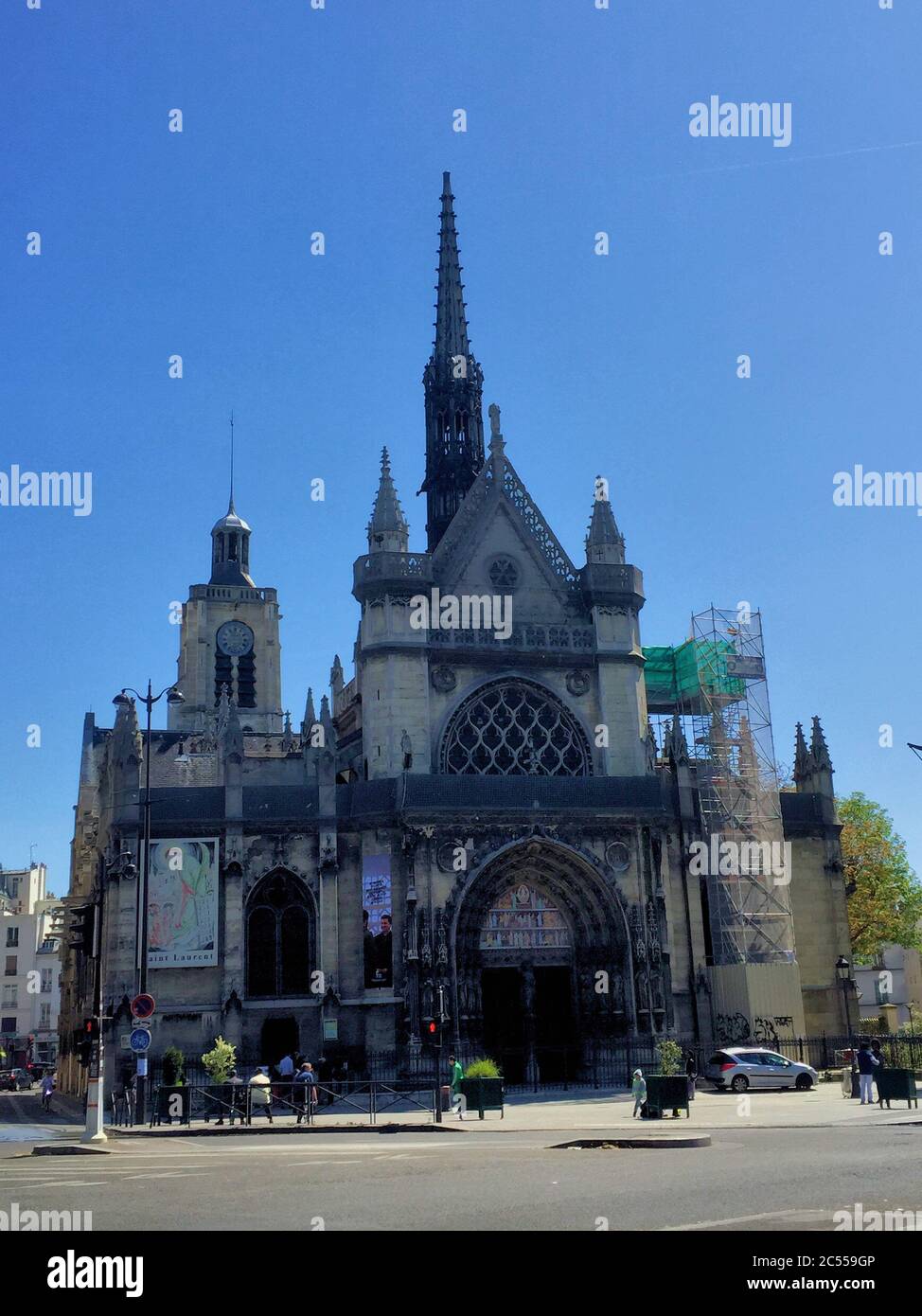 Saint Laurent Kirche in Paris Stockfoto