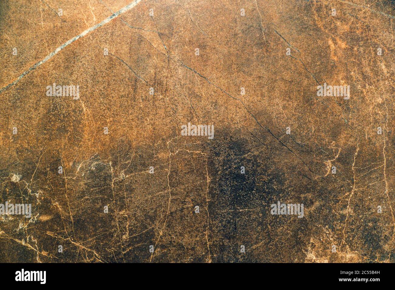 Hintergrund Mit Brauner Marmorstruktur. Wand- und Bodendekoration aus Keramik Stockfoto