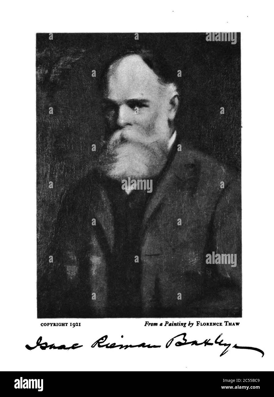 Isaac Rieman Baxley 1921. Stockfoto
