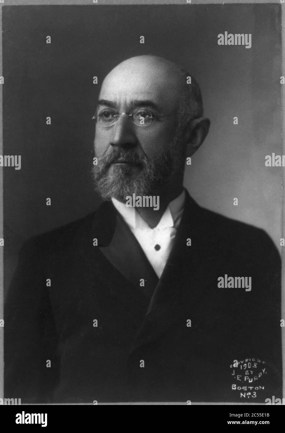 Isidor Straus, 1845-1912, Büste Portrait, nach links Stockfoto