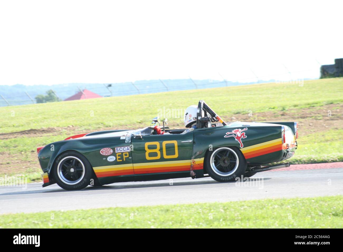 Biegen Sie am Mid-Ohio Raceway SVRA Weekend 2020 ab Stockfoto