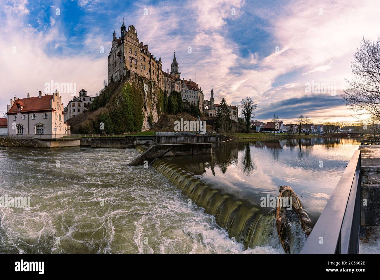 Schloss Sigmaringen, Prinz von Hohenzollern, Donau, Sigmaringen, Baden-Württemberg, Deutschland, Europa Stockfoto