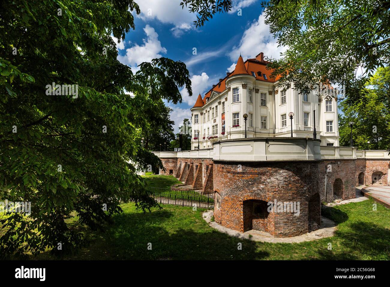 Europa, Polen, Niederschlesien, Schloss Lesnica / Zamek w Lesnicy / Schloss Lissa Stockfoto