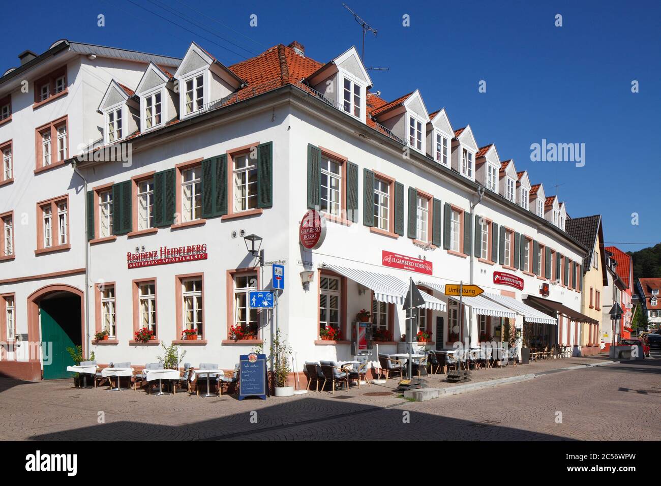 Alte Häuser, Rohrbach, Heidelberg, Baden-Württemberg, Deutschland, Europa Stockfoto