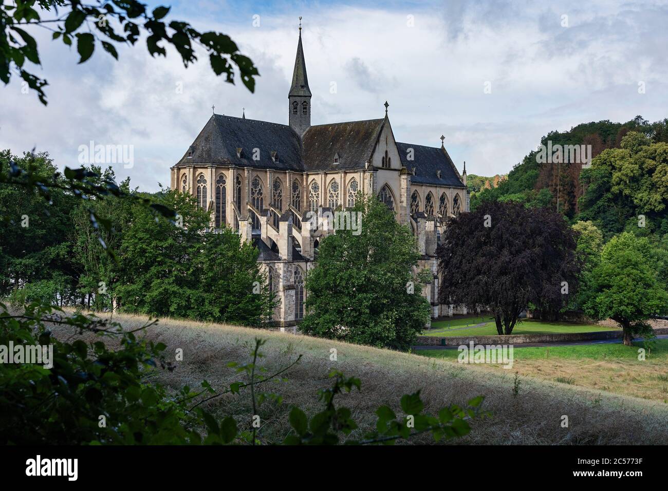 Bergisch Gladbach - Blick auf den Altenberger Dom, Nordrhein-Westfalen, Deutschland, 29.06.2020 Stockfoto
