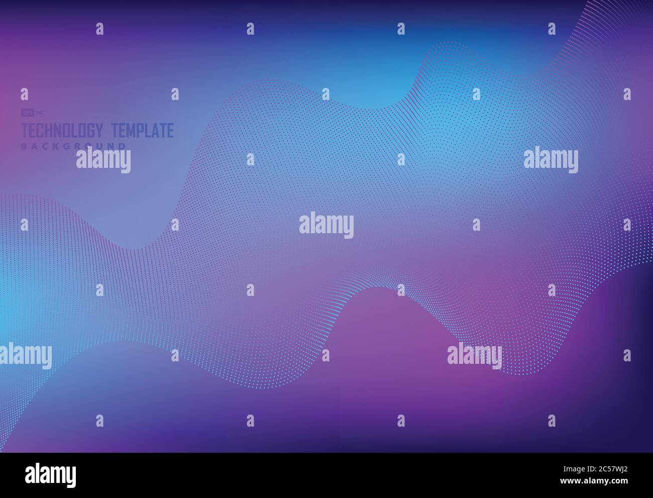 Abstrakte bunte Partikel wellig Design Kunstwerk Hintergrund. Verwenden Sie für Anzeige, Poster, Vorlage Design, Druck. Illustration Vektor eps10 Stock Vektor