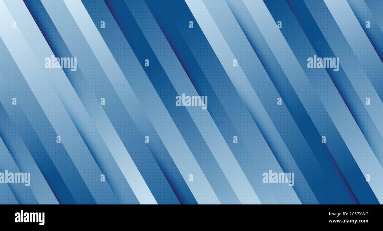 Abstraktes Farbverlauf blau von Musterlinien Vorlage mit Halbton Dekoration Hintergrund. Verwenden Sie für Anzeige, Poster, Kunstwerk, Cover, Präsentation. Illustration Stock Vektor