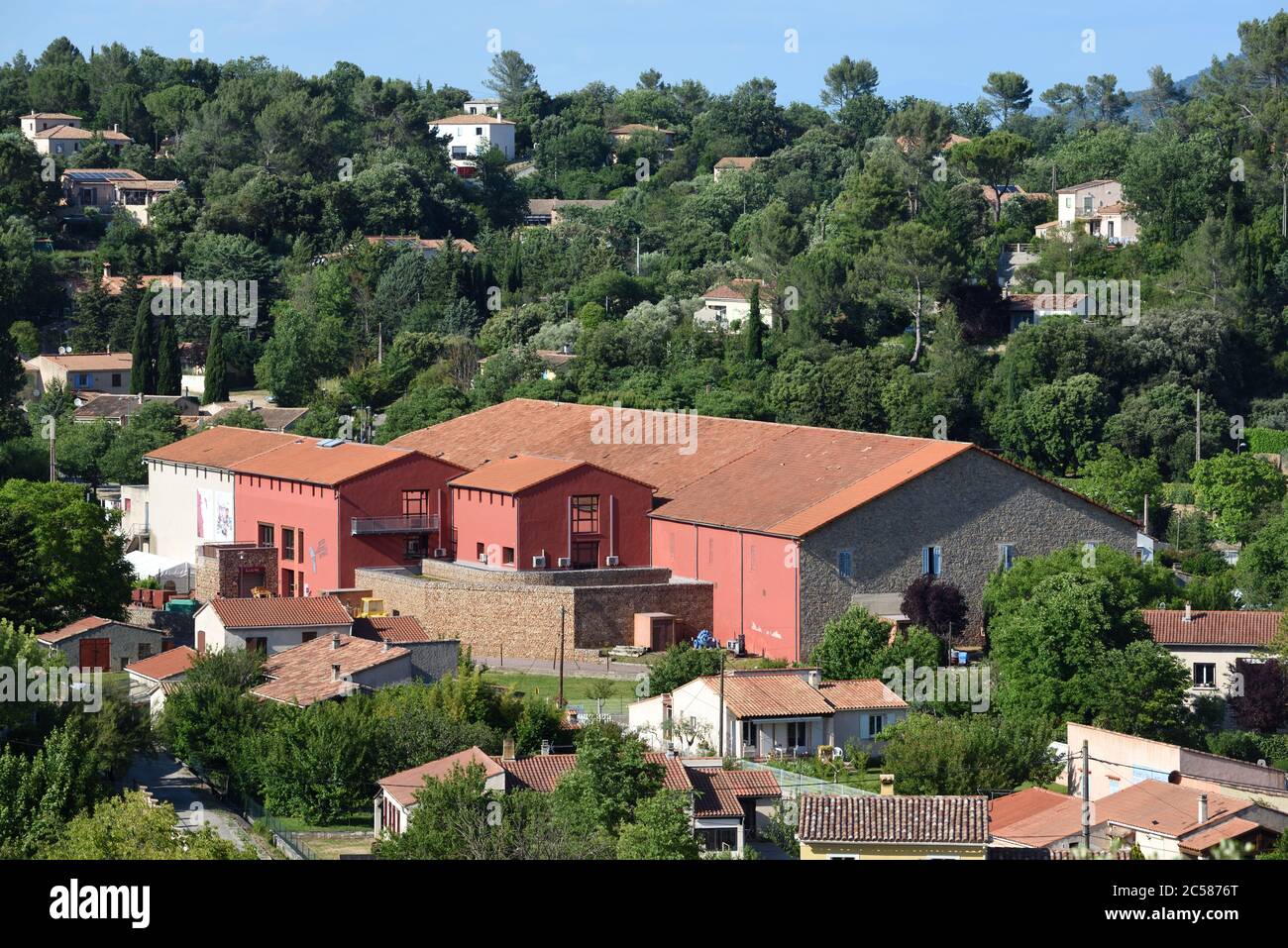 Bauxite Museum oder Muséee des gueules Rouges Tourves Var Provence Frankreich Stockfoto