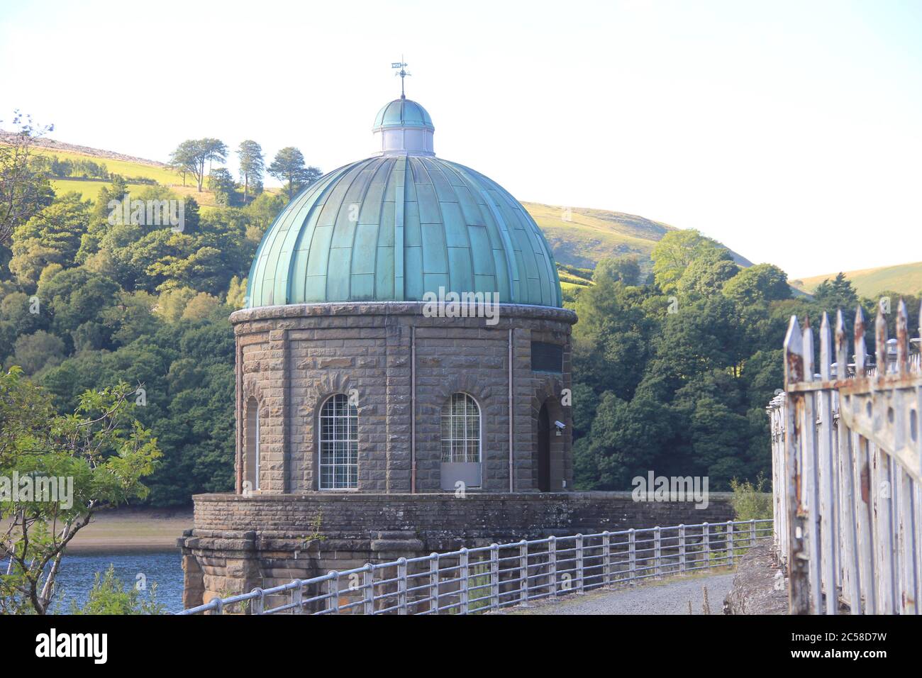 Die Elan Valley Stauseen in Wales, Vereinigtes Königreich Stockfoto