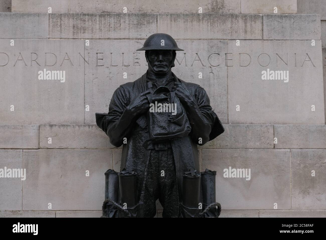 Artillerie Monument Stockfoto