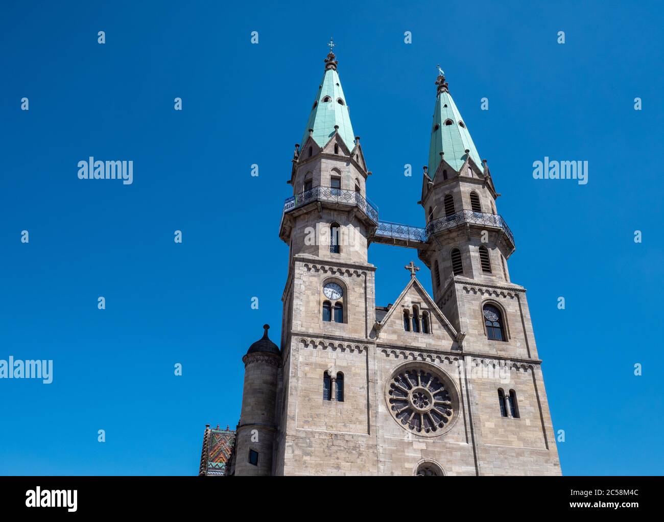 Stadtkirche Meiningen in Thüringen in deutschland Stockfoto
