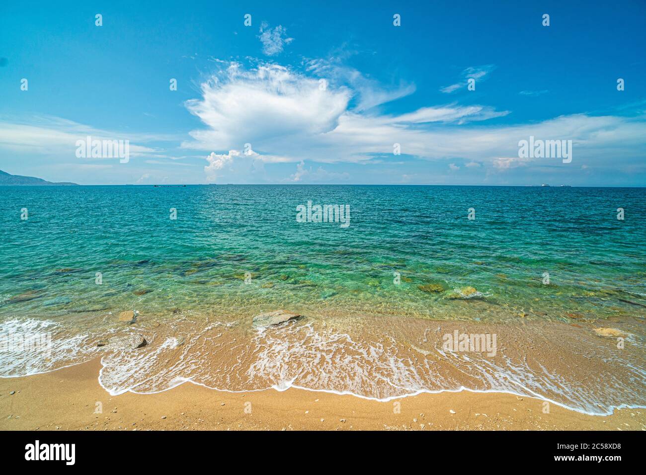 Vinh Hao Strand, Binh Thuan Provinz, Vietnam Stockfoto