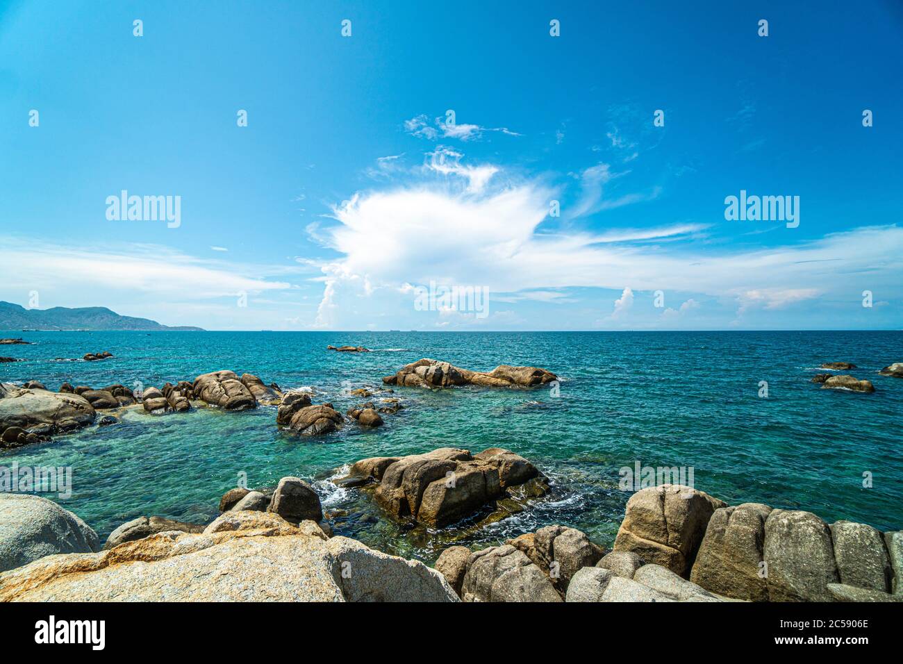 Vinh Hao Strand, Binh Thuan Provinz, Vietnam Stockfoto