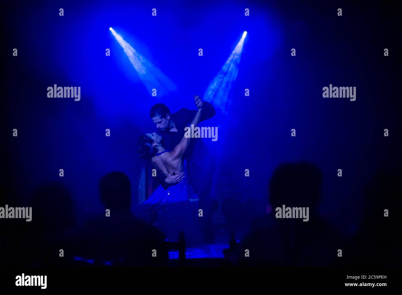 Argentinien, Buenos Aires, Café Tortoni (avenida de Mayo 825), argentinische Tango-Show Stockfoto