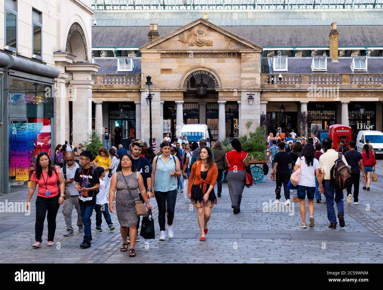 Der berühmte Covet Garden Market in London Stockfoto Der berühmte Covet Garden Market in London Stockfoto