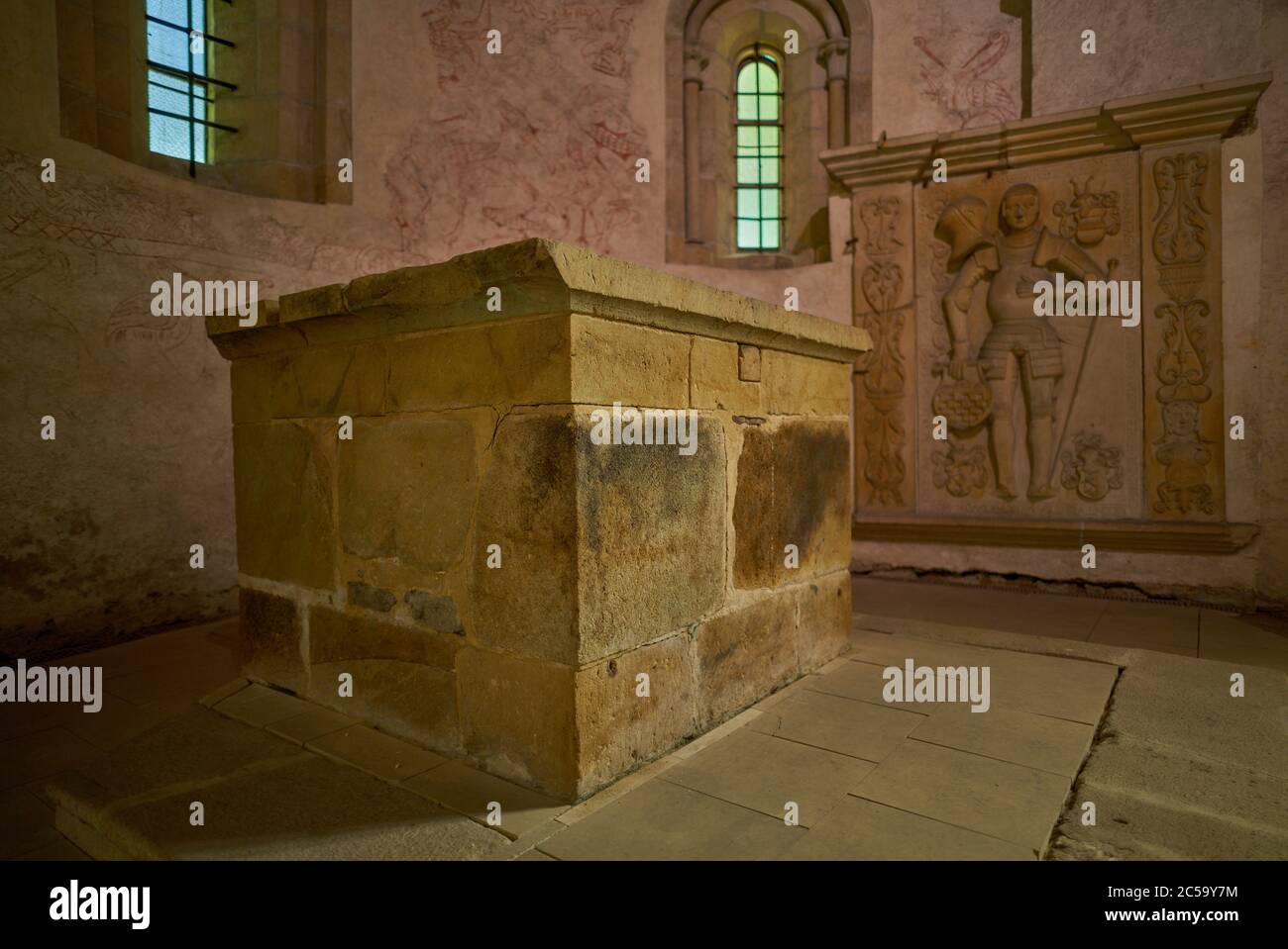 Świerzawa romanische Kirche des Heiligen Johannes und der Heiligen Katharina wurde zum Museum Niederschlesien Polen Schonau Niederschlesien Stockfoto