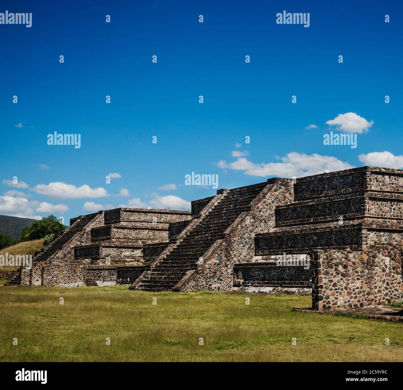 Teotihuacan Pyramiden, Mexiko Stockfoto