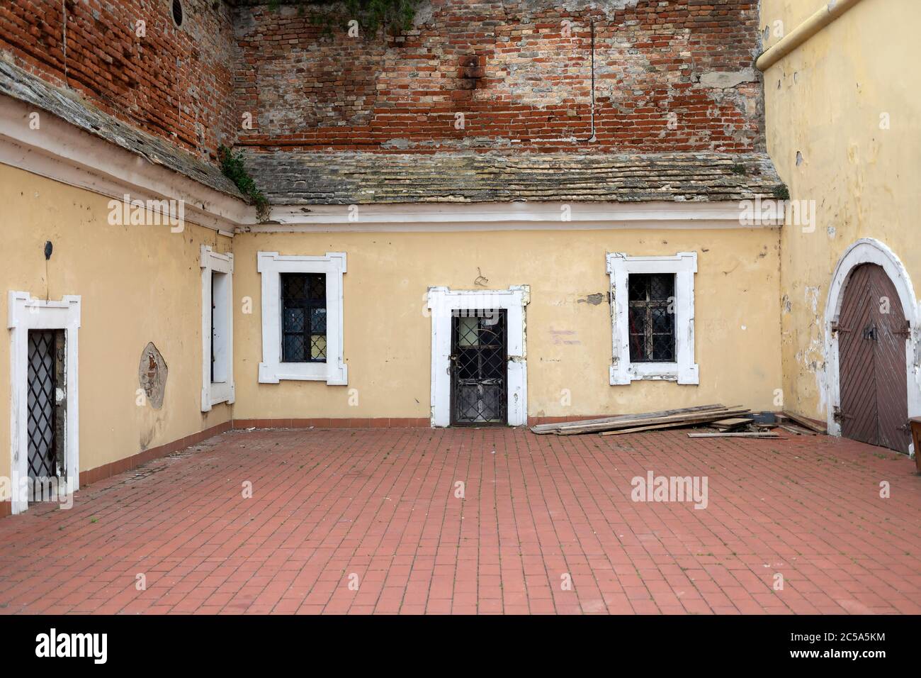 Serbien - Gebäude in der Festung Petrovaradin bei Novi Sad Stockfoto