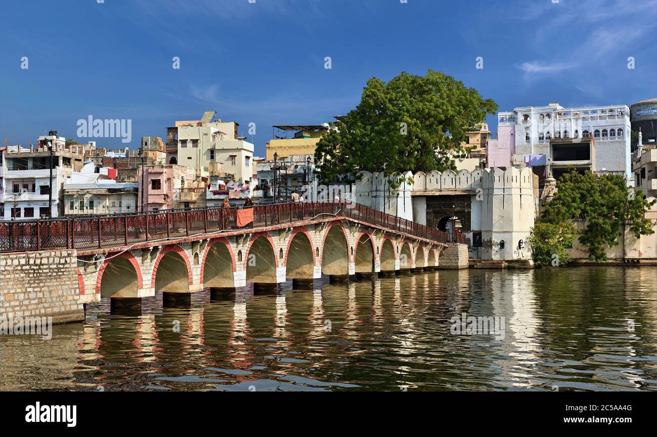 Udaipur - Stadt der Seen Stockfoto