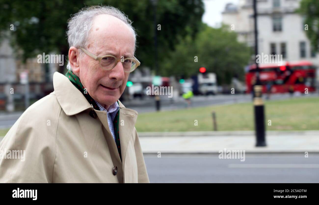 Herr Malcolm Leslie Rifkind, ehemaliger schottischer Sekretär, Außenminister und Verteidigungsminister, Stockfoto