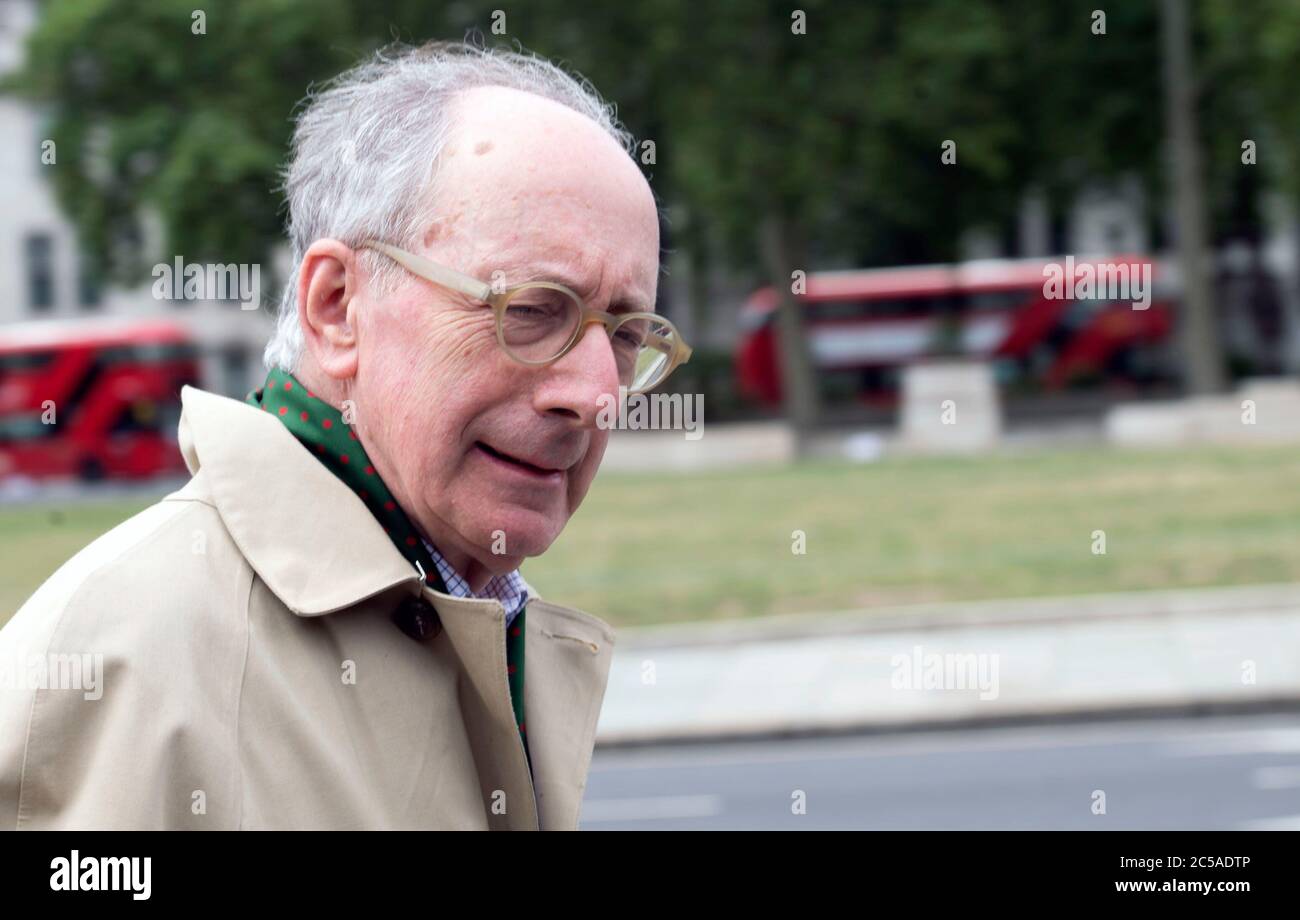 Herr Malcolm Leslie Rifkind, ehemaliger schottischer Sekretär, Außenminister und Verteidigungsminister, Stockfoto