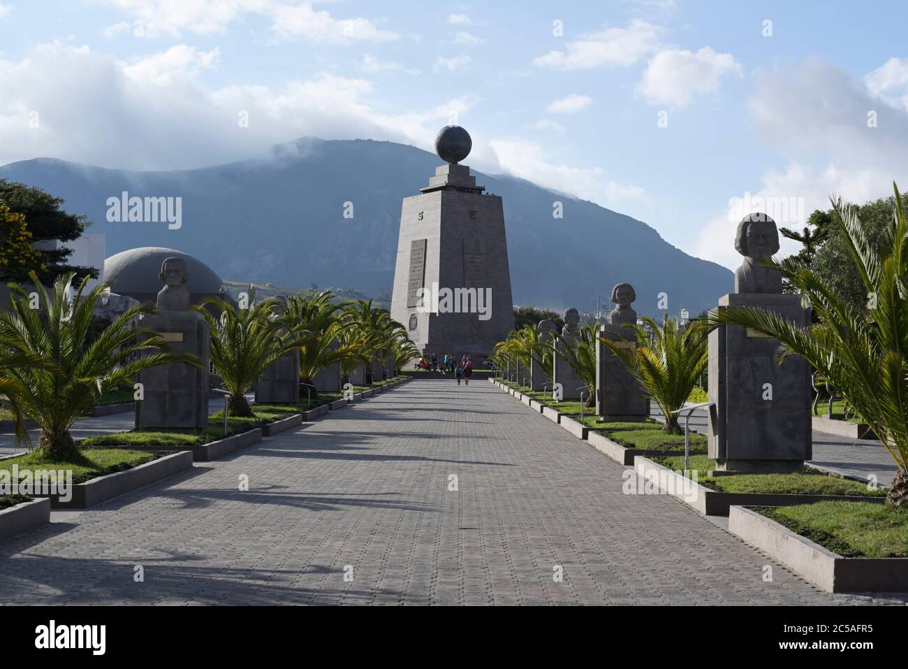 Äquatordenkmal, Quito, Ecuador Stockfoto