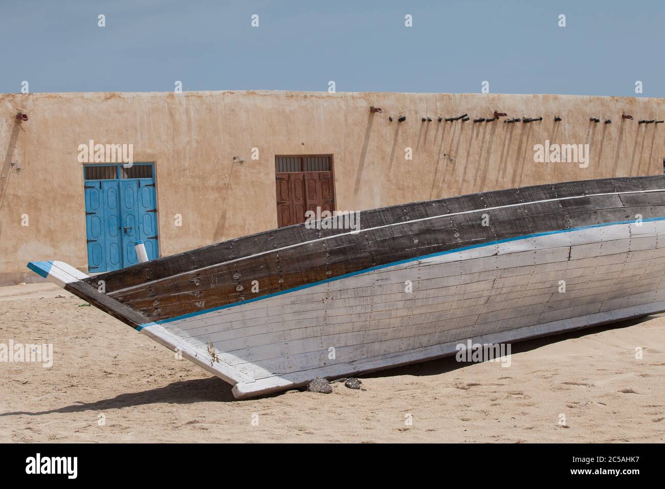 Al Wakra, Katar Küstengebäude Stockfoto
