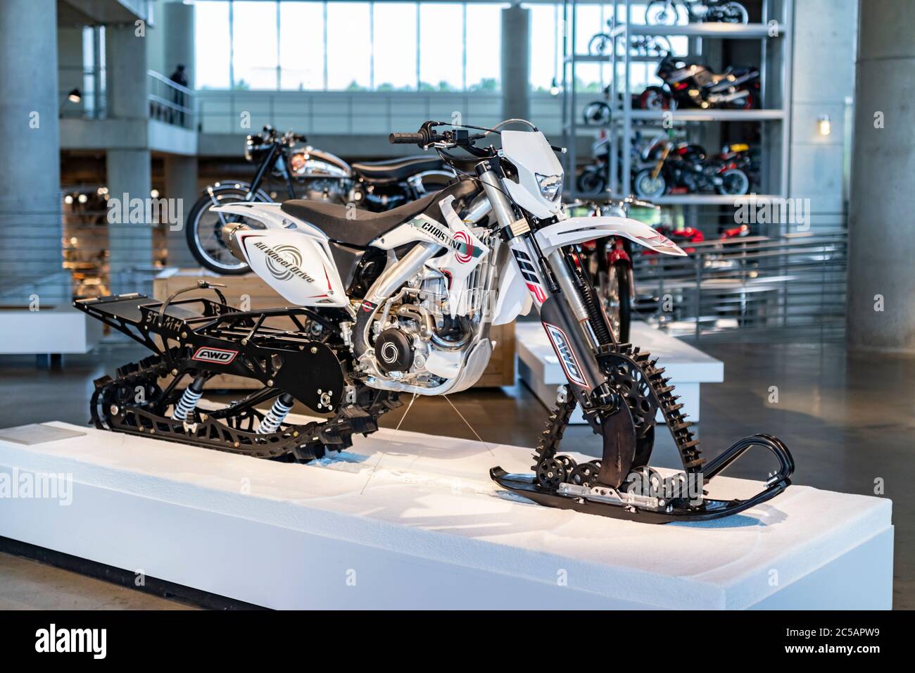 Im Barber Vintage Motorsports Museum Leeds Alabama USA Stockfoto