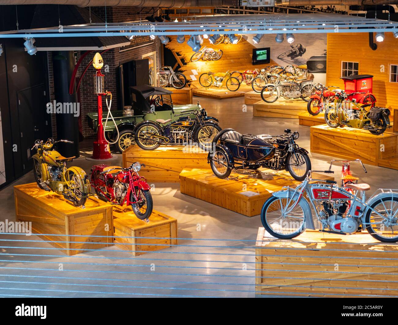 Im Barber Vintage Motorsports Museum Leeds Alabama USA Stockfoto