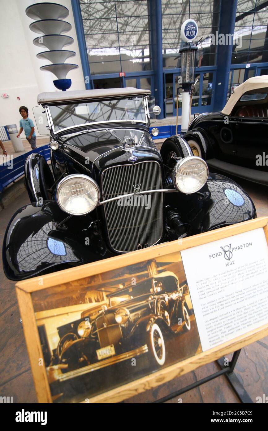 Fahrzeug im San Diego Automotive Museum Stockfoto