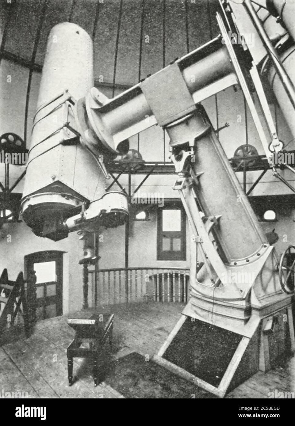 Der 30 Zoll Reflektor am Greenwich Observatorium, England, um 1910 Stockfoto