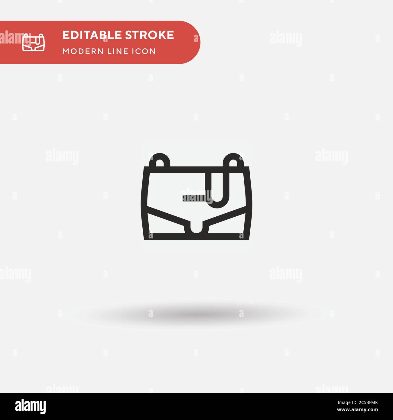 Einfaches Vektorsymbol Kupplung. Illustration Symbol Design Vorlage für Web mobile UI Element. Perfekte Farbe modernes Piktogramm auf bearbeitbaren Strich. Clutch-Symbole für Ihr Geschäftsprojekt Stock Vektor