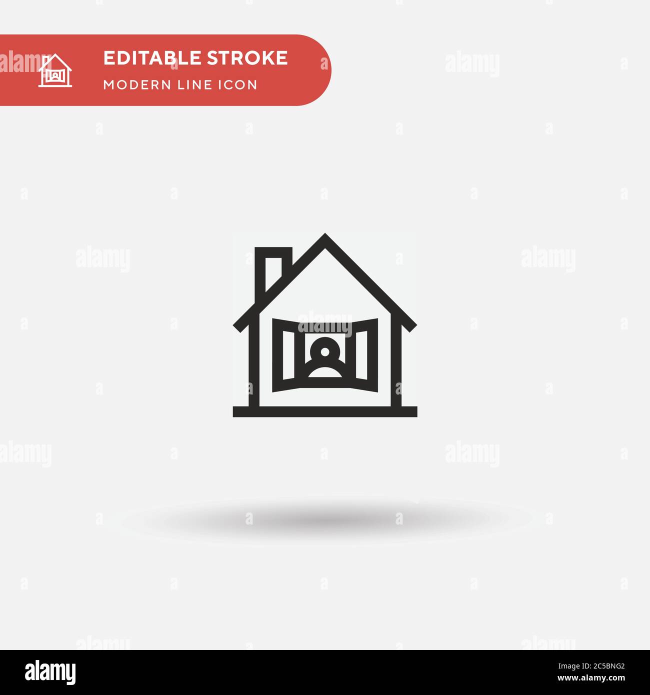 Applaus einfaches Vektorsymbol. Illustration Symbol Design Vorlage für Web mobile UI Element. Perfekte Farbe modernes Piktogramm auf bearbeitbaren Strich. Applaus-Symbole für Ihr Geschäftsprojekt Stock Vektor