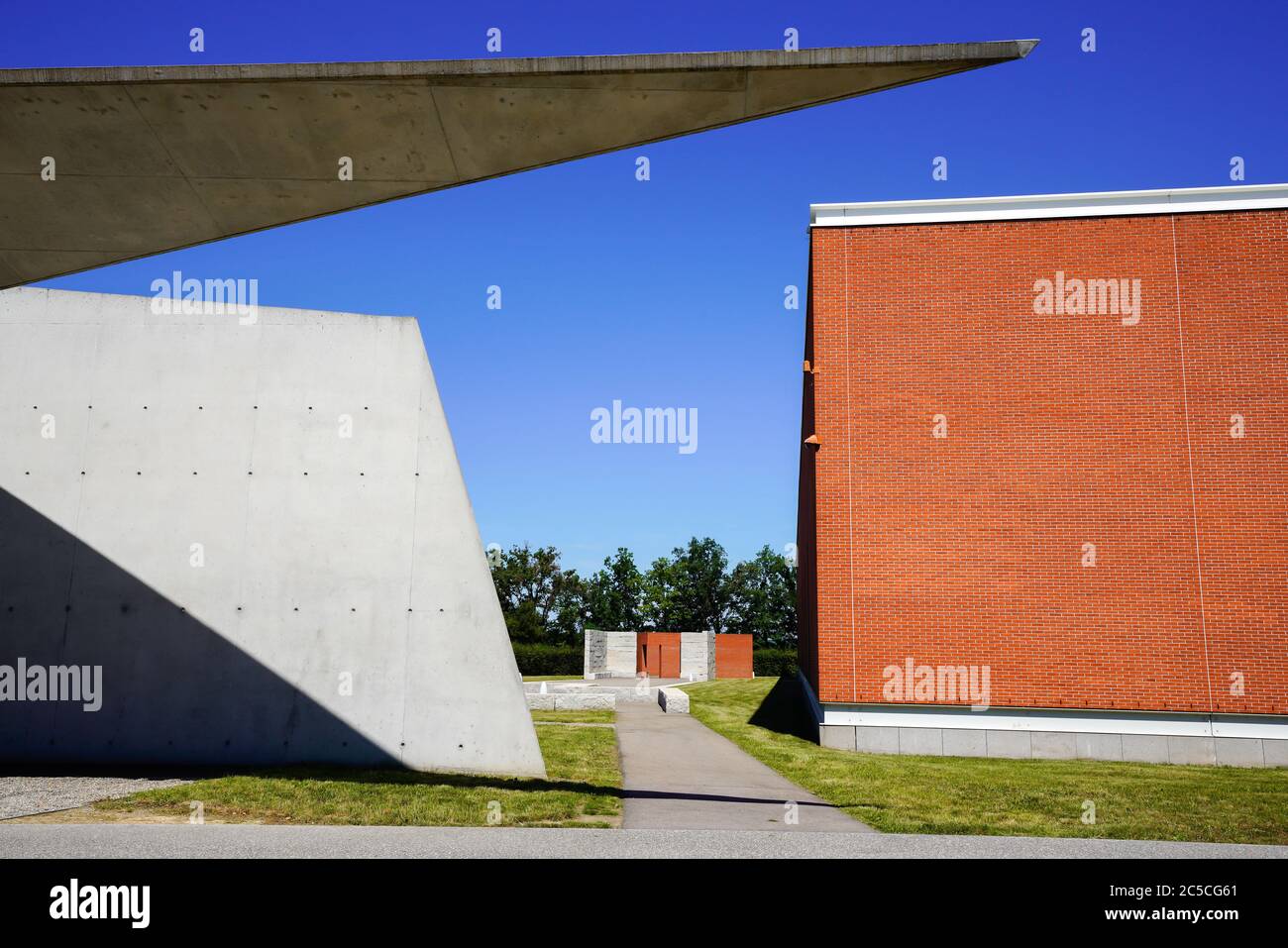 Vitra Design Museum, das Feuerwehrhaus von Zaha Hadid. Weil am Rhein ...