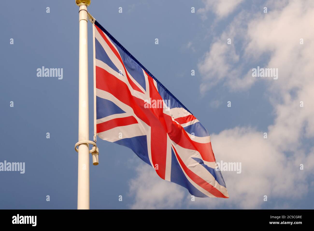 Flagge des Vereinigten Königreichs von Großbritannien und Nordirland Flagge des Vereinigten Königreichs von Großbritannien und Nordirland Stockfoto
