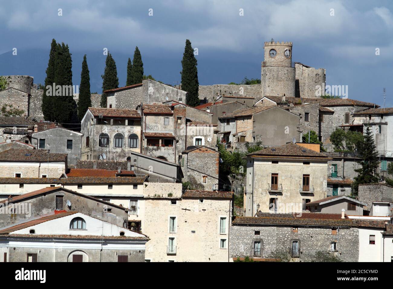 Pico, Italia, 18 settembre 2013: Ciociaria: il paesino di Pico in Provincia di Frosinone dove sono ambientati i romanzi di Tommaso Landolfi Stockfoto