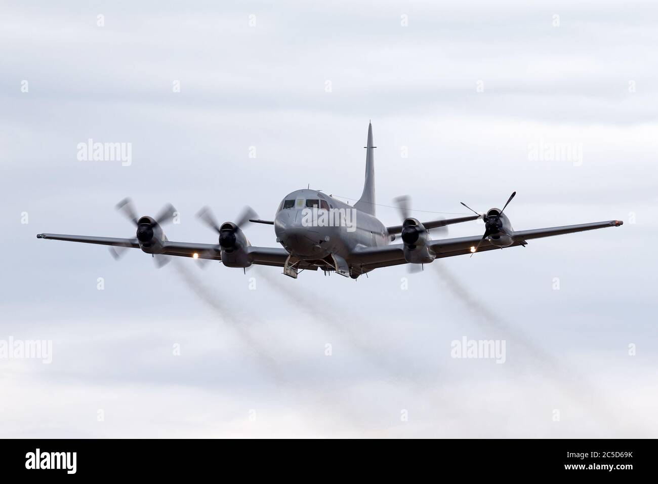 Royal Australian Air Force (RAAF) Lockheed AP-3C Orion Maritime Patrol und Anti-Submarine Warfare Flugzeuge von RAAF Base Edinburgh. Stockfoto