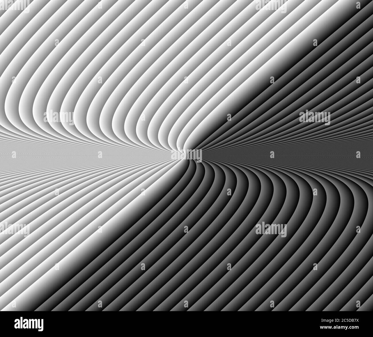 Computergenerierte abstrakte bunte fraktale Kunstwerke für kreatives Design und Unterhaltung Stockfoto