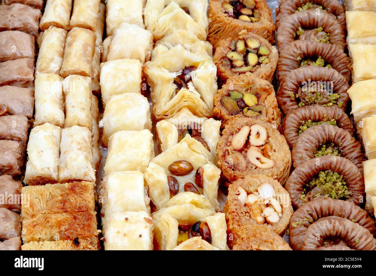 Orientalische Süßigkeiten Stockfoto