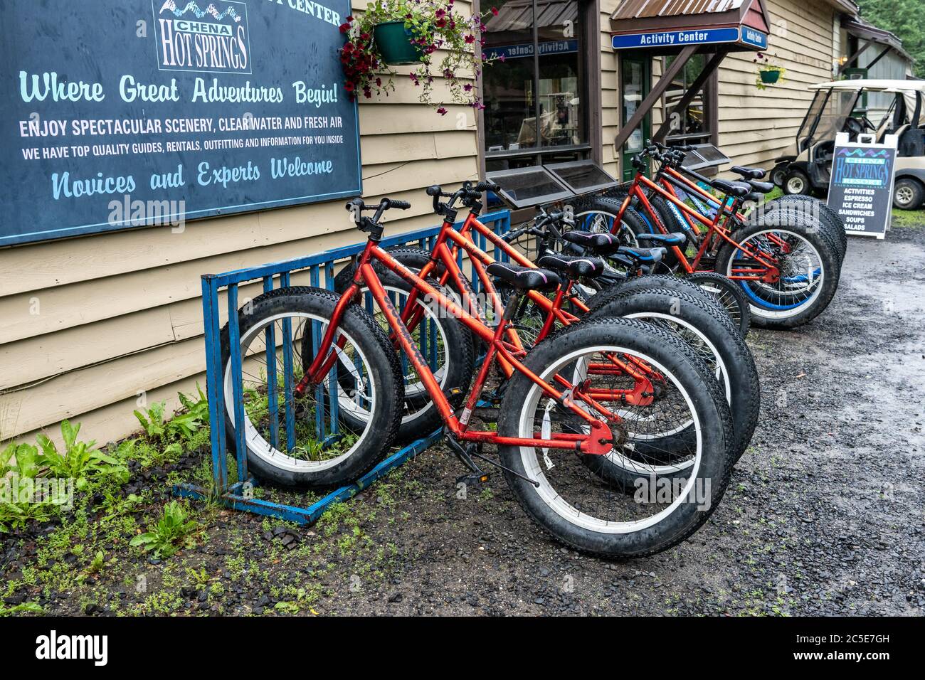 Activity Center im Chena Hot Springs Resort in Fairbanks, Alaska Stockfoto