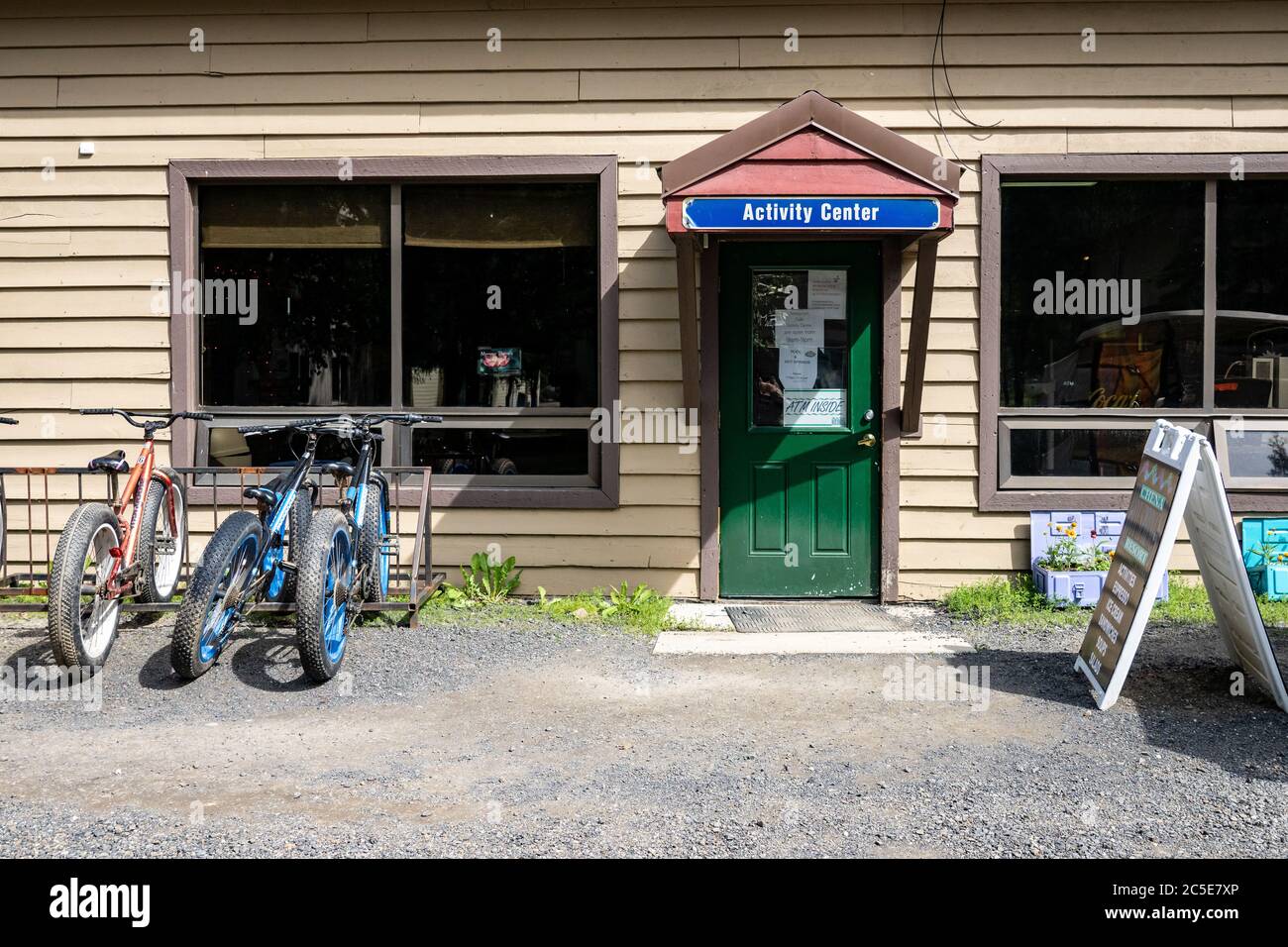 Activity Center im Chena Hot Springs Resort in Fairbanks, Alaska Stockfoto